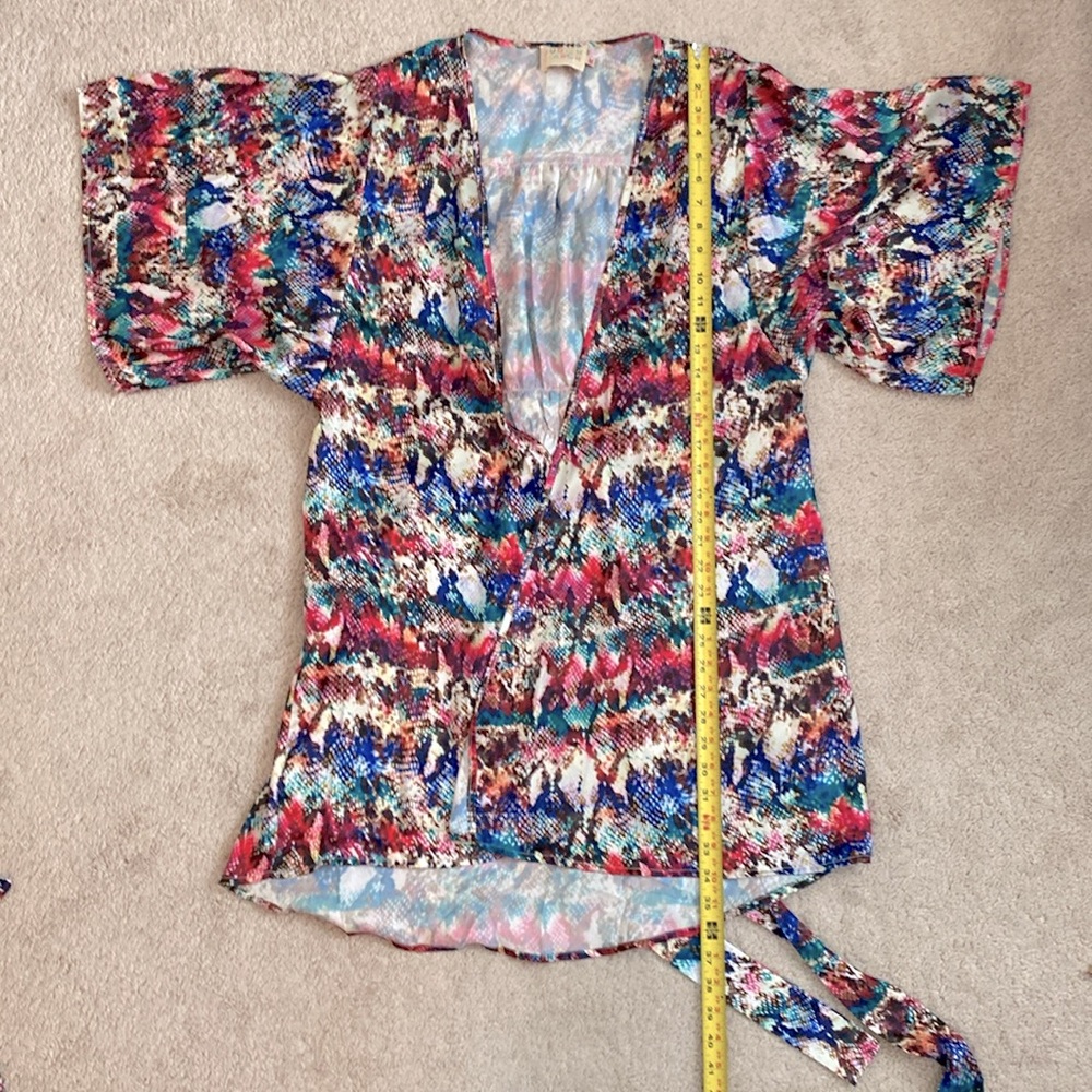 Judith March Women's Python Print Multi Color Rob… - image 7